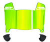Seattle Seahawks Mini Football Helmet Visor Shield w/ Clips - PICK VISOR & LOGO COLOR