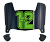 Seattle Seahawks Mini Football Helmet Visor Shield w/ Clips - PICK VISOR & LOGO COLOR