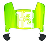 Seattle Seahawks Mini Football Helmet Visor Shield w/ Clips - PICK VISOR & LOGO COLOR