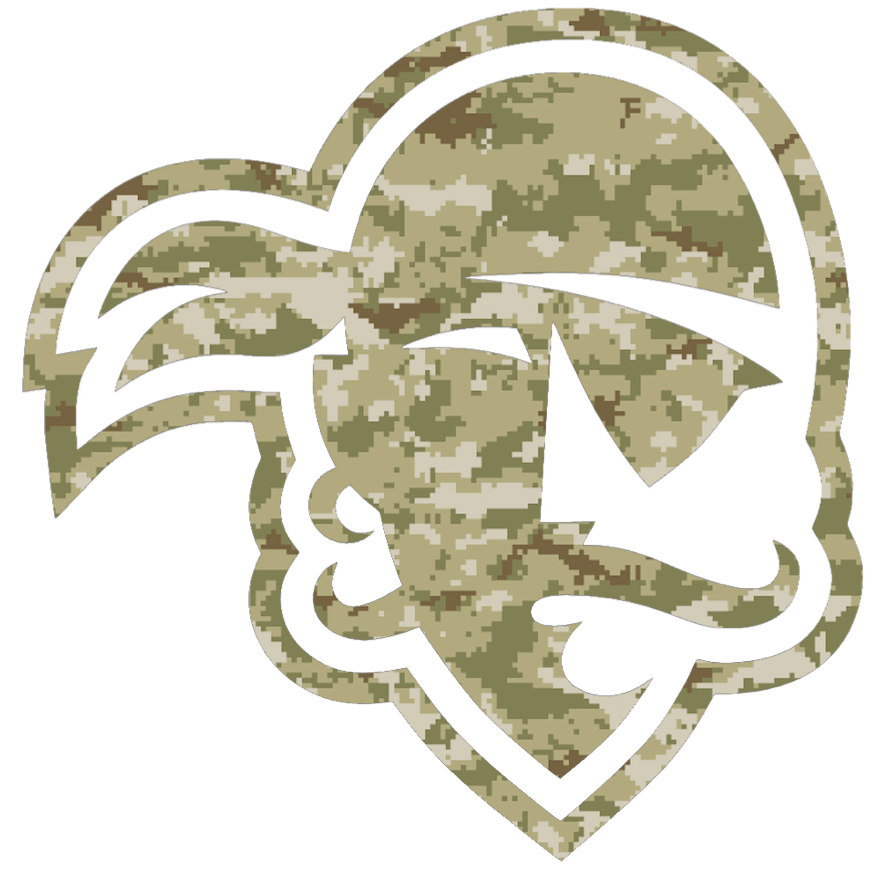 Seton Hall Pirates Team Logo Salute to Service Camouflage Camo Vinyl Decal PICK SIZE