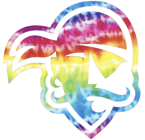 Seton Hall Pirates Team Logo Crucial Catch Cancer Tie Dye Vinyl Decal PICK SIZE