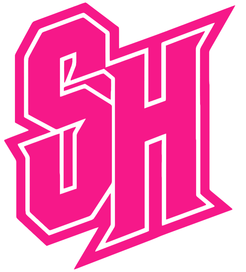 Seton Hall Pirates Hot Pink SH Logo Premium DieCut Vinyl Decal PICK SIZE