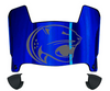 South Alabama Jaguars Mini Football Helmet Visor Shield w/ Clips - PICK VISOR & LOGO COLOR