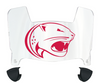 South Alabama Jaguars Mini Football Helmet Visor Shield w/ Clips - PICK VISOR & LOGO COLOR
