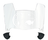 South Alabama Jaguars Mini Football Helmet Visor Shield w/ Clips - PICK VISOR & LOGO COLOR
