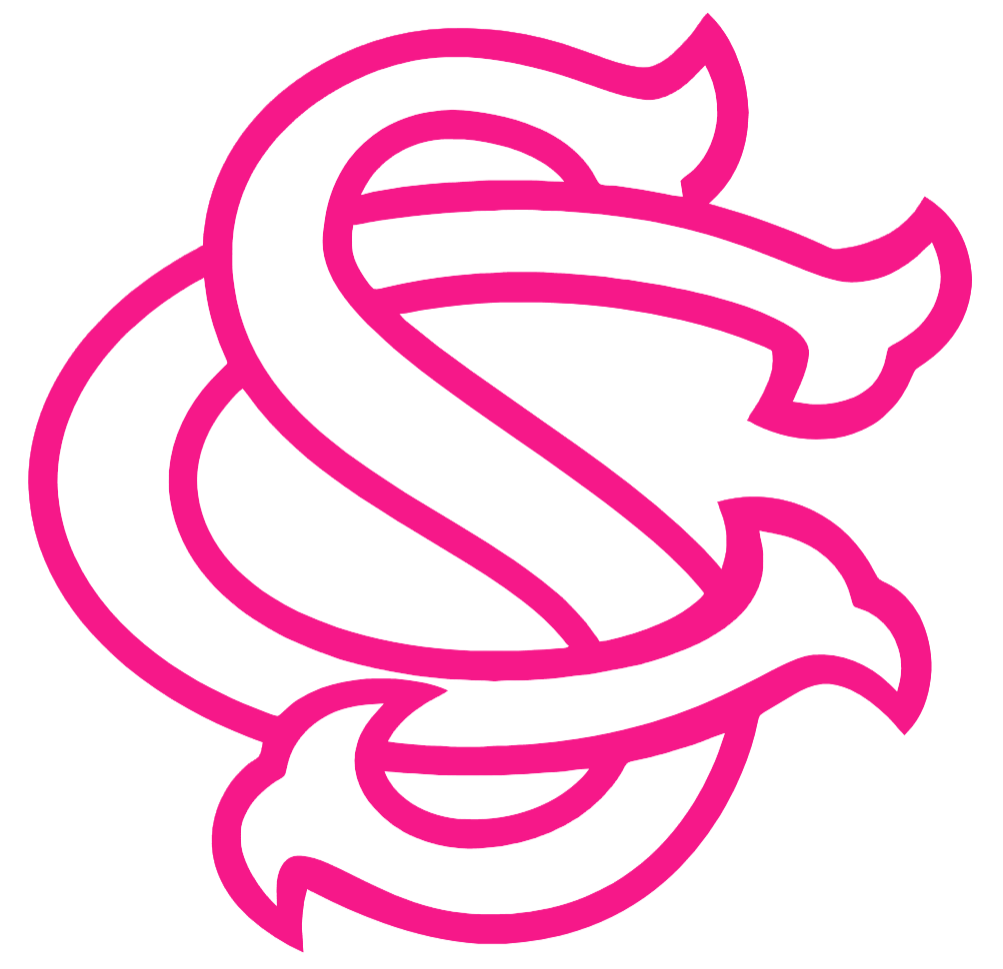 South Carolina Gamecocks Hot Pink SC Logo Premium DieCut Vinyl Decal PICK SIZE