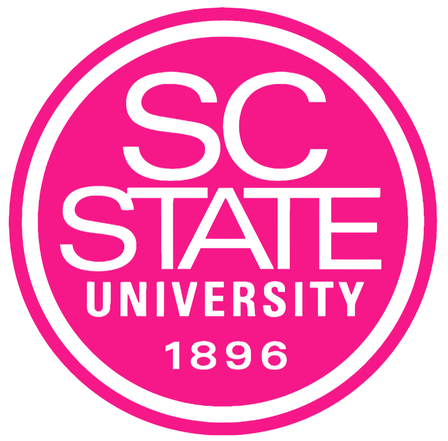 South Carolina State Bulldogs Hot Pink Alternate Logo Premium DieCut Vinyl Decal PICK SIZE
