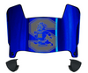 South Carolina State Bulldogs Mini Football Helmet Visor Shield w/ Clips - PICK VISOR & LOGO COLOR
