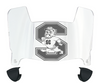 South Carolina State Bulldogs Mini Football Helmet Visor Shield w/ Clips - PICK VISOR & LOGO COLOR