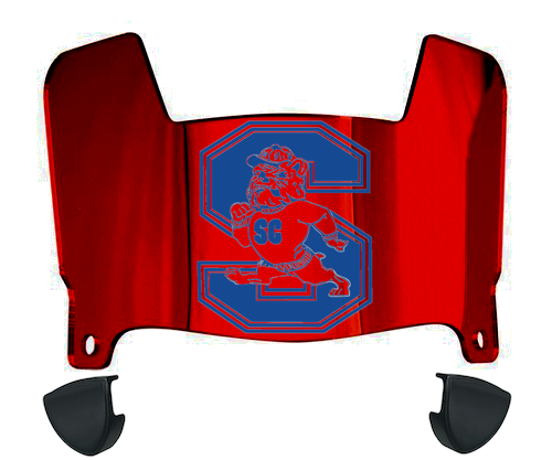 South Carolina State Bulldogs Mini Football Helmet Visor Shield w/ Clips - PICK VISOR & LOGO COLOR