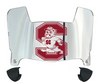 South Carolina State Bulldogs Mini Football Helmet Visor Shield w/ Clips - PICK VISOR & LOGO COLOR
