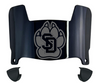 South Dakota Coyotes Mini Football Helmet Visor Shield w/ Clips - PICK VISOR & LOGO COLOR