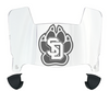 South Dakota Coyotes Mini Football Helmet Visor Shield w/ Clips - PICK VISOR & LOGO COLOR