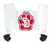 South Dakota Coyotes Mini Football Helmet Visor Shield w/ Clips - PICK VISOR & LOGO COLOR