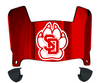 South Dakota Coyotes Mini Football Helmet Visor Shield w/ Clips - PICK VISOR & LOGO COLOR