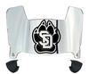 South Dakota Coyotes Mini Football Helmet Visor Shield w/ Clips - PICK VISOR & LOGO COLOR