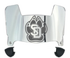 South Dakota Coyotes Mini Football Helmet Visor Shield w/ Clips - PICK VISOR & LOGO COLOR