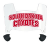 South Dakota Coyotes Mini Football Helmet Visor Shield w/ Clips - PICK VISOR & LOGO COLOR