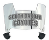 South Dakota Coyotes Mini Football Helmet Visor Shield w/ Clips - PICK VISOR & LOGO COLOR
