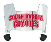 South Dakota Coyotes Mini Football Helmet Visor Shield w/ Clips - PICK VISOR & LOGO COLOR