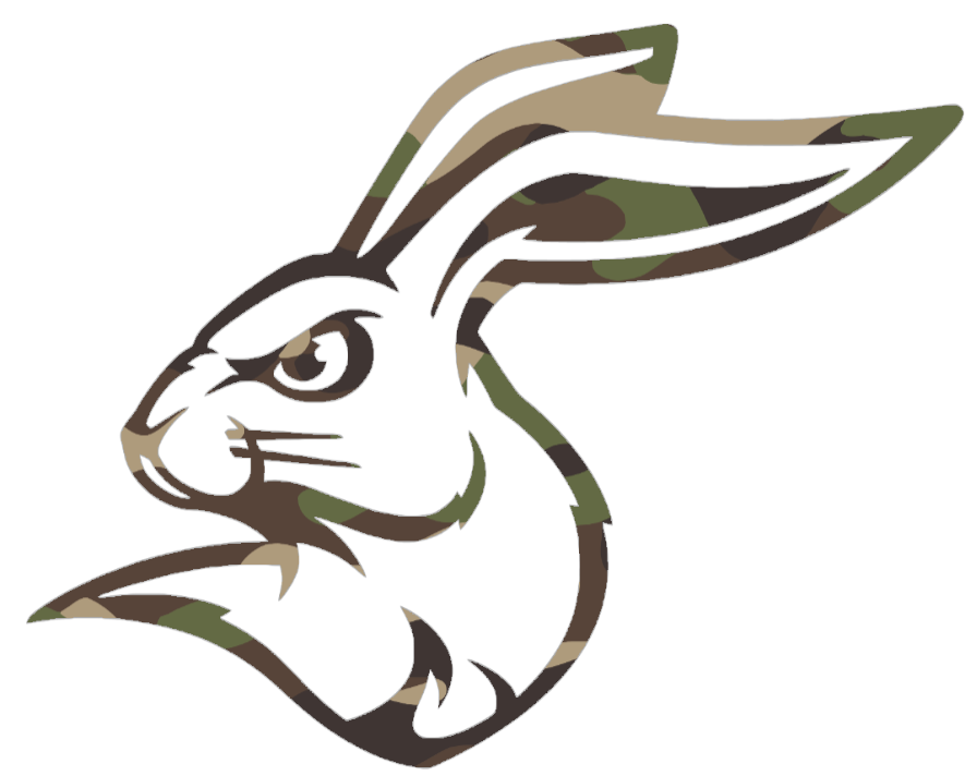 South Dakota State Jackrabbits Woodland Camo Camouflage Alternate Logo Premium DieCut Vinyl Decal PICK SIZE