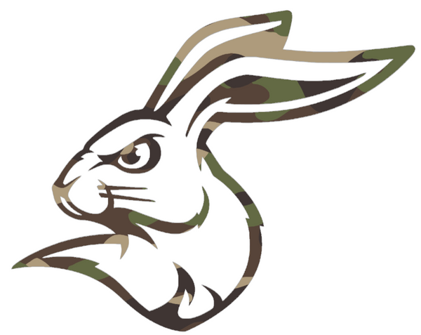 South Dakota State Jackrabbits Woodland Camo Camouflage Alternate Logo Premium DieCut Vinyl Decal PICK SIZE