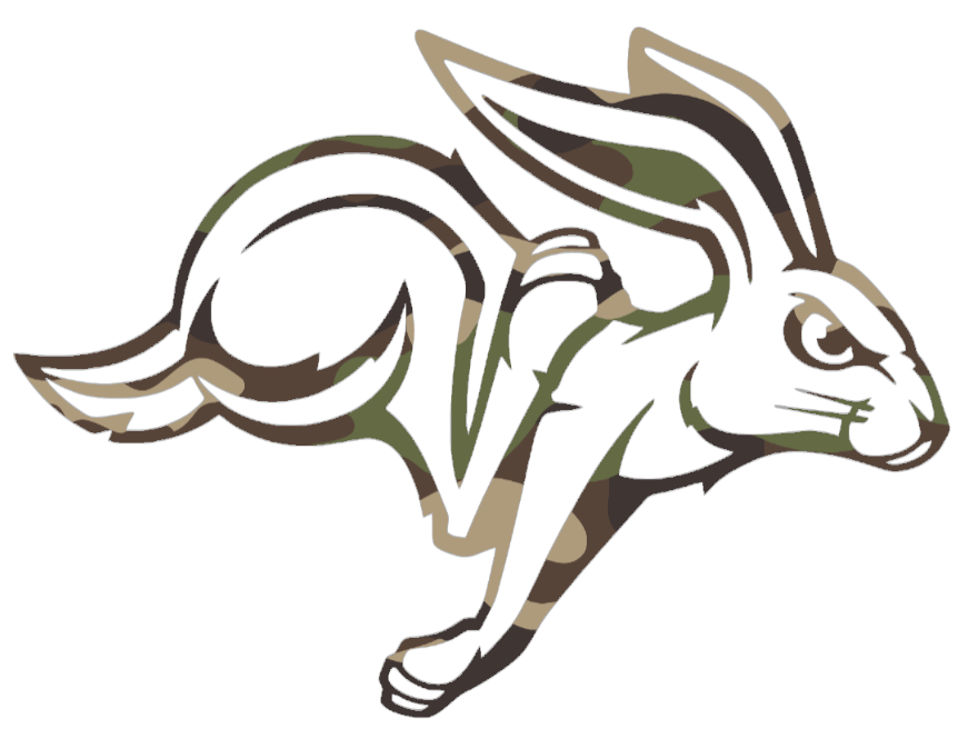 South Dakota State Jackrabbits Woodland Camo Camouflage Team Logo Premium DieCut Vinyl Decal PICK SIZE