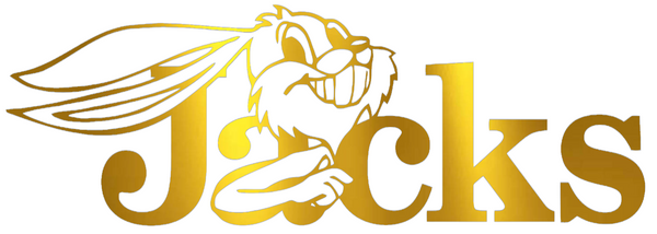 South Dakota State Jackrabbits GOLD CHROME MIRROR Retro Throwback Logo Premium DieCut Vinyl Decal PICK SIZE