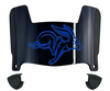 South Dakota State Jackrabbits Mini Football Helmet Visor Shield w/ Clips - PICK VISOR & LOGO COLOR