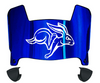 South Dakota State Jackrabbits Mini Football Helmet Visor Shield w/ Clips - PICK VISOR & LOGO COLOR