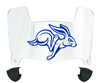 South Dakota State Jackrabbits Mini Football Helmet Visor Shield w/ Clips - PICK VISOR & LOGO COLOR