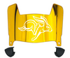 South Dakota State Jackrabbits Mini Football Helmet Visor Shield w/ Clips - PICK VISOR & LOGO COLOR