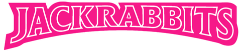 South Dakota State Jackrabbits Hot Pink Team Name Logo Premium DieCut Vinyl Decal PICK SIZE