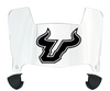 South Florida Bulls Mini Football Helmet Visor Shield w/ Clips - PICK VISOR & LOGO COLOR
