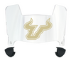 South Florida Bulls Mini Football Helmet Visor Shield w/ Clips - PICK VISOR & LOGO COLOR