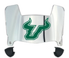 South Florida Bulls Mini Football Helmet Visor Shield w/ Clips - PICK VISOR & LOGO COLOR