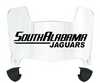 South Alabama Jaguars Mini Football Helmet Visor Shield w/ Clips - PICK VISOR & LOGO COLOR