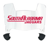South Alabama Jaguars Mini Football Helmet Visor Shield w/ Clips - PICK VISOR & LOGO COLOR