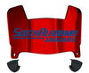 South Alabama Jaguars Mini Football Helmet Visor Shield w/ Clips - PICK VISOR & LOGO COLOR