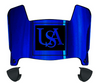South Alabama Jaguars Mini Football Helmet Visor Shield w/ Clips - PICK VISOR & LOGO COLOR