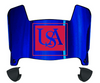 South Alabama Jaguars Mini Football Helmet Visor Shield w/ Clips - PICK VISOR & LOGO COLOR