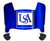 South Alabama Jaguars Mini Football Helmet Visor Shield w/ Clips - PICK VISOR & LOGO COLOR