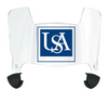 South Alabama Jaguars Mini Football Helmet Visor Shield w/ Clips - PICK VISOR & LOGO COLOR
