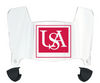 South Alabama Jaguars Mini Football Helmet Visor Shield w/ Clips - PICK VISOR & LOGO COLOR