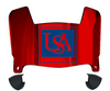 South Alabama Jaguars Mini Football Helmet Visor Shield w/ Clips - PICK VISOR & LOGO COLOR