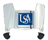 South Alabama Jaguars Mini Football Helmet Visor Shield w/ Clips - PICK VISOR & LOGO COLOR