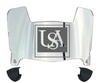 South Alabama Jaguars Mini Football Helmet Visor Shield w/ Clips - PICK VISOR & LOGO COLOR