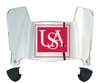 South Alabama Jaguars Mini Football Helmet Visor Shield w/ Clips - PICK VISOR & LOGO COLOR