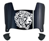 South Alabama Jaguars Mini Football Helmet Visor Shield w/ Clips - PICK VISOR & LOGO COLOR