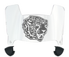 South Alabama Jaguars Mini Football Helmet Visor Shield w/ Clips - PICK VISOR & LOGO COLOR